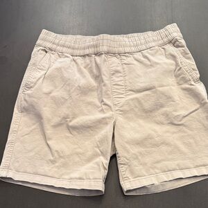 Zara Men's Beige Flat Front Shorts